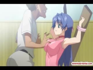 Cute Hentai Babe Gets Hot Gangbanged