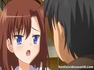 Anime školačka ztrácí panenství