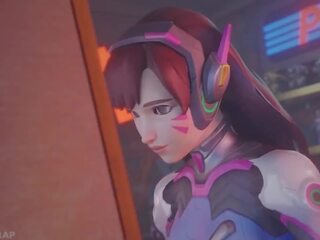 Tracer is Tickled in Dva's Arcade, Free Porn 5b