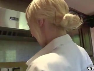 Alt Babe Emma Mae Fingered In the Kitchen