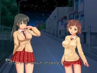 Busty Hentai Schoolgirl Slurping Her Cunt Juices