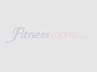 Fitness Rooms Big Butt Lesbians get Hot and Horny: Porn 40