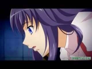 Incatenato hentai cutie prende difficile gangbanged