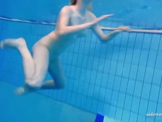 Big Tits Teen Lucie in the Pool
