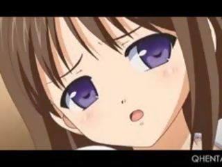 Hentai người yêu miệng và lồn fucked lược cứng được tất cả mưa