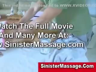 Erotic oily massage