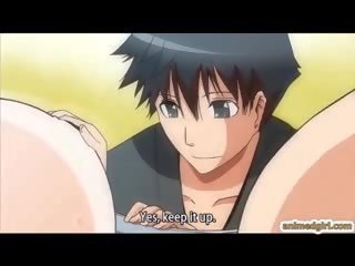 Busty Japan Anime Vibrating Her Ass And Wetpussy