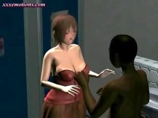 Animated Wife Sucks Black Dick