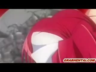 Redhead Hentai Bigboobs Brutally Fucked By Tentacles And