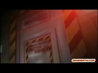 Seksowne anime mokre cipka pieprzony przez getto