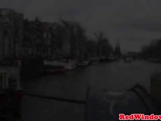 Real dutch hooker rides and sucks sex trip guy