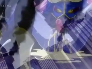 Obrovský boobed anime dievča sýkorka jebanie ťažký zobanie vták